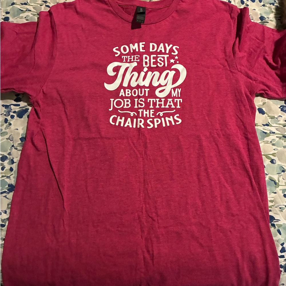 Gildan Pink Short Sleeve Tee